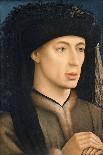 Portrait of Jean Gros, 1460-64-Rogier van der Weyden-Framed Giclee Print