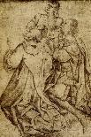 Saint Luc Dessinant La Vierge (Saint Luke Drawing the Virgin). Peinture De Rogier (Roger) Van Der W-Rogier van der Weyden-Framed Giclee Print