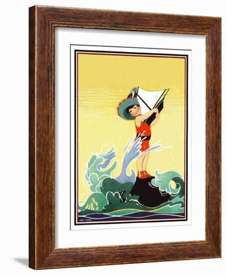 Rogue Wave - Child Life-Hazel Frazee-Framed Giclee Print