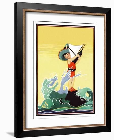 Rogue Wave - Child Life-Hazel Frazee-Framed Giclee Print