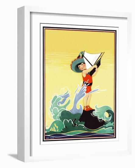 Rogue Wave - Child Life-Hazel Frazee-Framed Giclee Print