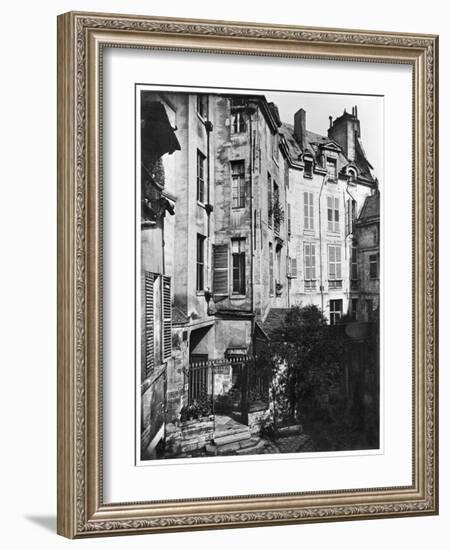 Rohan Courtyard, Paris, 1858-78-Charles Marville-Framed Giclee Print