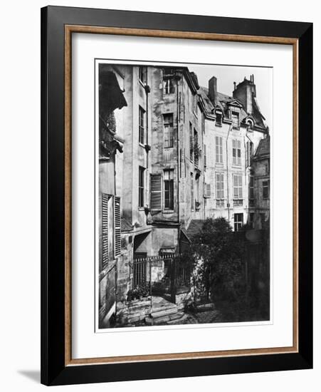 Rohan Courtyard, Paris, 1858-78-Charles Marville-Framed Giclee Print