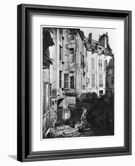 Rohan Courtyard, Paris, 1858-78-Charles Marville-Framed Giclee Print