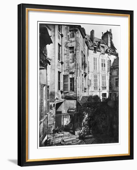 Rohan Courtyard, Paris, 1858-78-Charles Marville-Framed Giclee Print