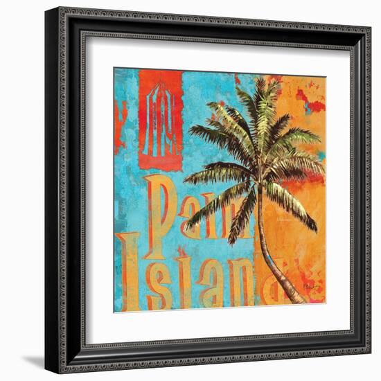 Rojo Palm II-Paul Brent-Framed Art Print