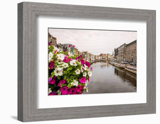 Rokin canal, Amsterdam, Holland, Netherlands.-Michael DeFreitas-Framed Photographic Print