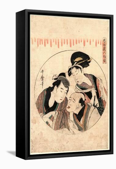 Rokudanme-Kitagawa Utamaro-Framed Premier Image Canvas