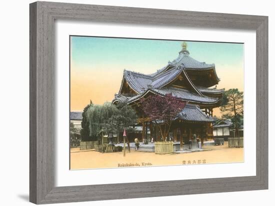 Rokukaku-do Temple, Kyoto, Japan-null-Framed Art Print