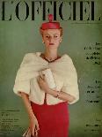 L'Officiel, April 1962 - Robe de Lanvin Castillo en Mousseline de Soie de Laurendeau et Cornet-Roland de Vassal-Art Print