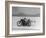 Roland Free Breaking World's Speed Record on Bonneville Salt Flats While Laying on His Bike-Peter Stackpole-Framed Premium Photographic Print