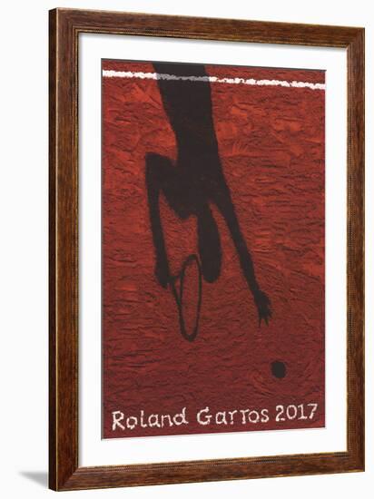 Roland Garros-Vik Muniz-Framed Art Print