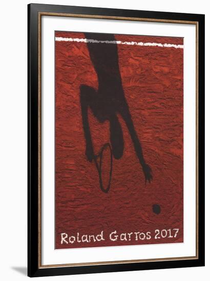 Roland Garros-Vik Muniz-Framed Art Print