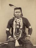 A Native American Indian, C.1880-90-Roland Napoleon Bonaparte-Framed Photographic Print