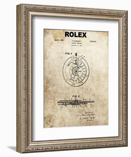 Rolex Calendar Time Piece, 195-Dan Sproul-Framed Art Print