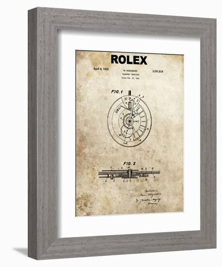 Rolex Calendar Time Piece, 195-Dan Sproul-Framed Art Print