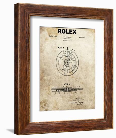 Rolex Calendar Time Piece, 195-Dan Sproul-Framed Art Print