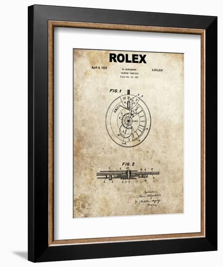 Rolex Calendar Time Piece, 195-Dan Sproul-Framed Art Print