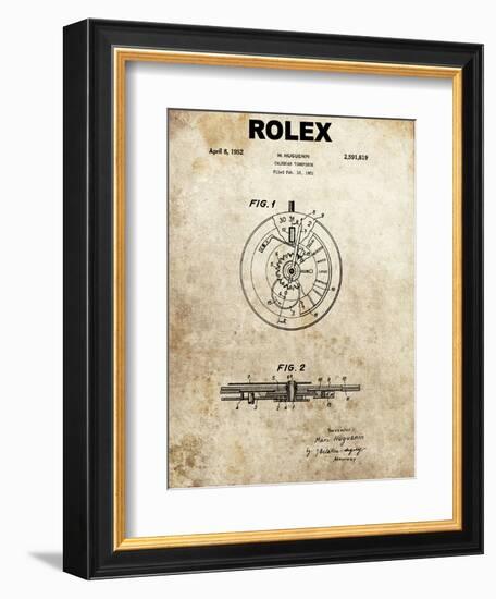 Rolex Calendar Time Piece, 195-Dan Sproul-Framed Art Print