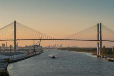 Savannah River View in Savannah, GA-Rolf_52-Framed Photographic Print