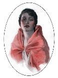 "Woman in Shawl," Saturday Evening Post Cover, June 16, 1923-Rolf Armstrong-Framed Giclee Print
