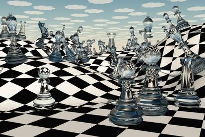 Canvas/ Wall Art The Next Move Chess - Awesome Wall Art - Paintings &  Prints, Fantasy & Mythology, Dreamscapes - ArtPal