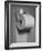 Roll of Toilet Paper, Illustrating the Shortage-Nina Leen-Framed Photographic Print