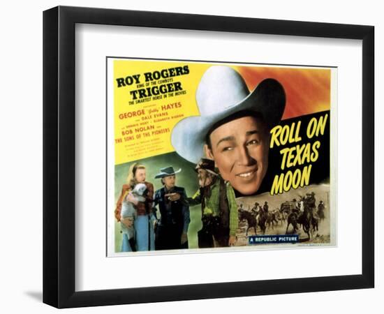 Roll On Texas Moon, Dale Evans, Elisabeth Risdon, Gabby Hayes, Roy Rogers, 1946-null-Framed Art Print