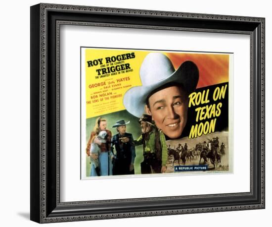 Roll On Texas Moon, Dale Evans, Elisabeth Risdon, Gabby Hayes, Roy Rogers, 1946--Framed Art Print
