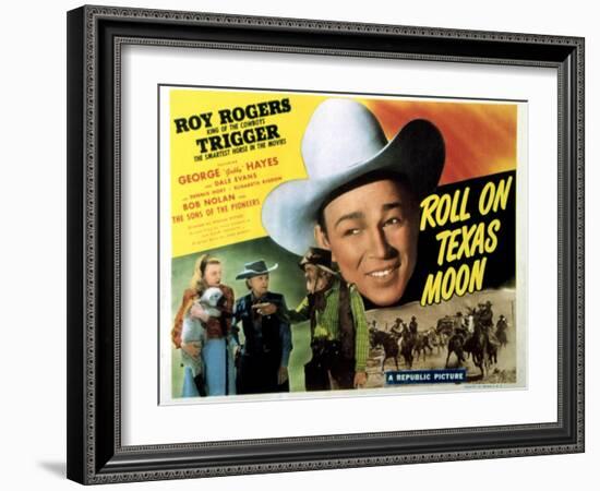 Roll On Texas Moon, Dale Evans, Elisabeth Risdon, Gabby Hayes, Roy Rogers, 1946-null-Framed Art Print