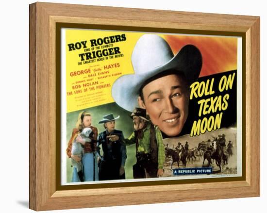 Roll On Texas Moon, Dale Evans, Elisabeth Risdon, Gabby Hayes, Roy Rogers, 1946-null-Framed Stretched Canvas