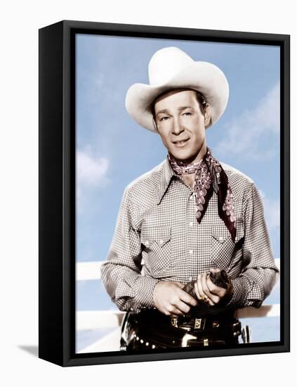 ROLL ON TEXAS MOON, Roy Rogers, 1946-null-Framed Stretched Canvas