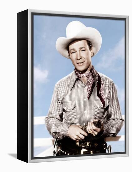 ROLL ON TEXAS MOON, Roy Rogers, 1946-null-Framed Stretched Canvas