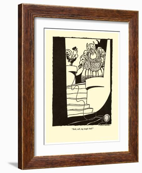 Roll, Roll, My Magic Ball-Frank Dobias-Framed Art Print