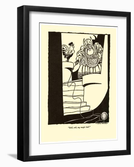 Roll, Roll, My Magic Ball-Frank Dobias-Framed Art Print