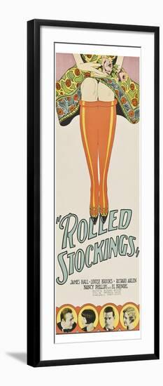 Rolled Stockings-null-Framed Art Print