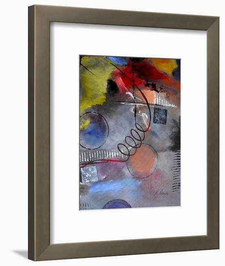 Roller Derby III-Ruth Palmer-Framed Art Print