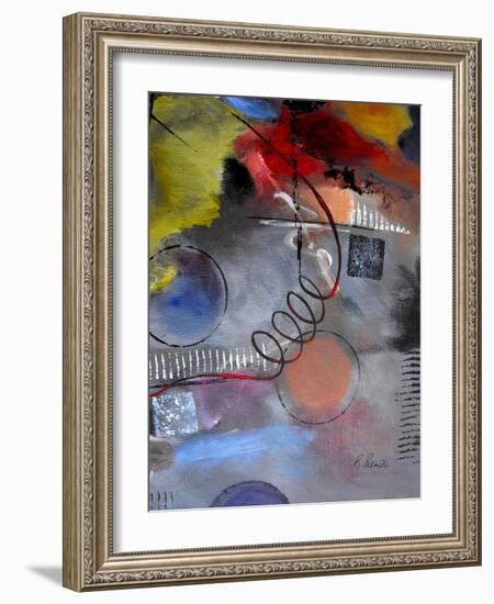 Roller Derby III-Ruth Palmer-Framed Art Print