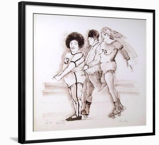 Roller Derby-Marcia Marx-Framed Limited Edition