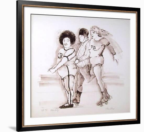 Roller Derby-Marcia Marx-Framed Limited Edition