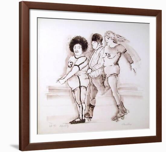 Roller Derby-Marcia Marx-Framed Limited Edition