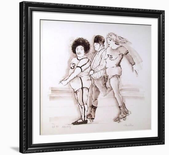 Roller Derby-Marcia Marx-Framed Limited Edition