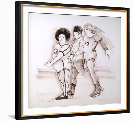 Roller Derby-Marcia Marx-Framed Limited Edition