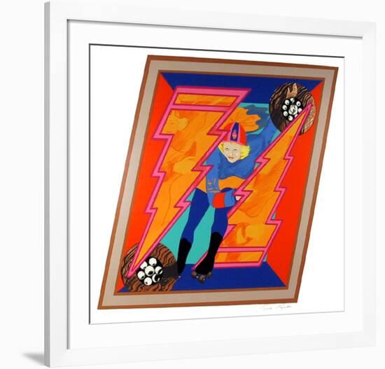 Roller Derby-Bob Pardo-Framed Limited Edition