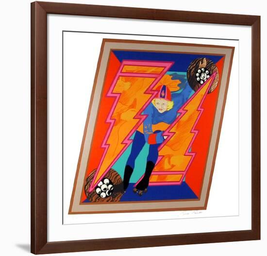 Roller Derby-Bob Pardo-Framed Limited Edition