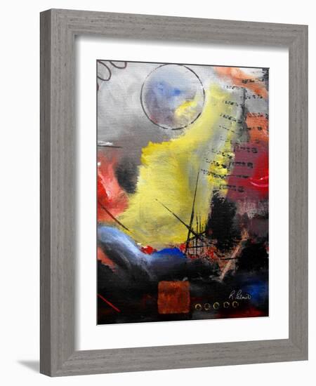 Roller Derby-Ruth Palmer-Framed Art Print