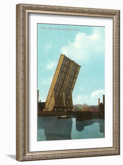 Roller Lift Bridge, Bridgeport, Connecticut-null-Framed Art Print