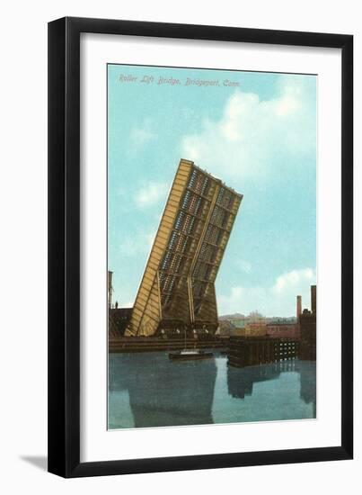 Roller Lift Bridge, Bridgeport, Connecticut-null-Framed Art Print