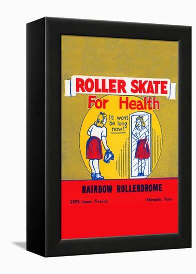 Roller Skate For Health-null-Framed Stretched Canvas