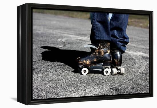 Roller Skates Central Park NYC-null-Framed Stretched Canvas